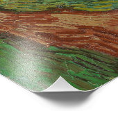 Feld mit Krähen Fotodruck (Ecke)