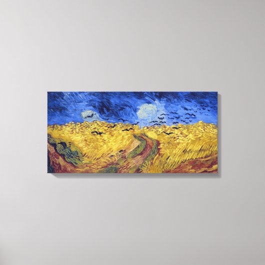 Feld mit Krähen | Van Gogh | Leinwanddruck (Vorderseite)