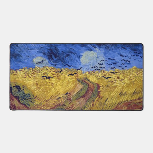 Feld mit Krähen | Van Gogh | Schreibtischunterlage (Vorderseite)