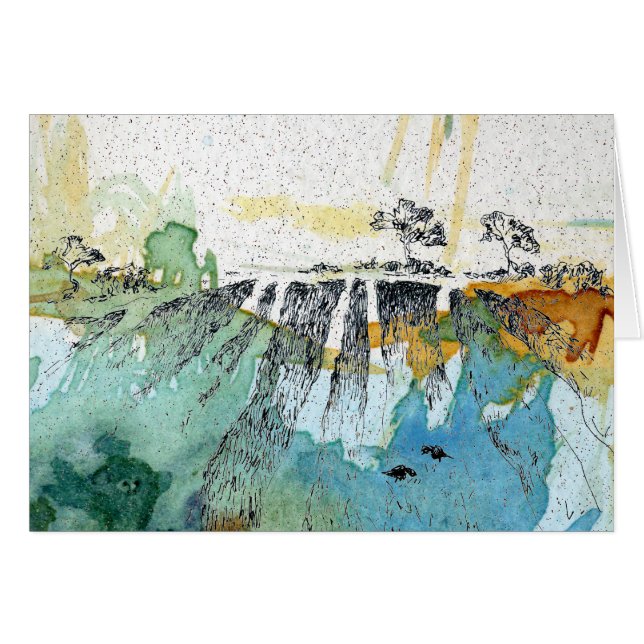 Feld mit Krähen von Alexandra Cook aka Linandara (Vorderseite (Horizontal))