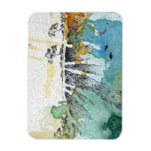 Feld mit Krähen von Alexandra Cook aka Linandara Magnet (Vertikal)