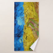 Feld mit Kronen, Van Gogh Badehandtuch (Badehandtuch)
