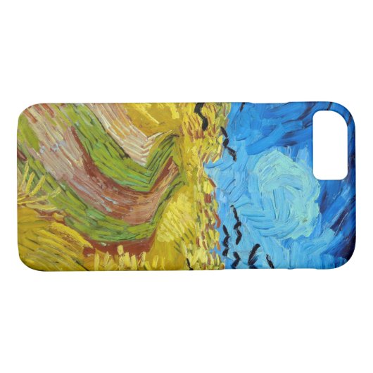Feld mit Kronen, Van Gogh Case-Mate iPhone Hülle (Rückseite (Horizontal))