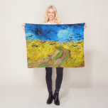 Feld mit Kronen, Van Gogh Fleecedecke<br><div class="desc">Vincent Willem van Gogh (30. März 1853 - 29. Juli 1890) war ein niederländischer postimpressionistischer Maler, der zu den berühmtesten und einflussreichsten Persönlichkeiten in der Geschichte der Western-Kunst zählt. In etwas mehr als einem Jahrzehnt schuf er etwa 2100 Kunstwerke, darunter etwa 860 Ölgemälde, die größtenteils aus den Jahre seines Lebens....</div>