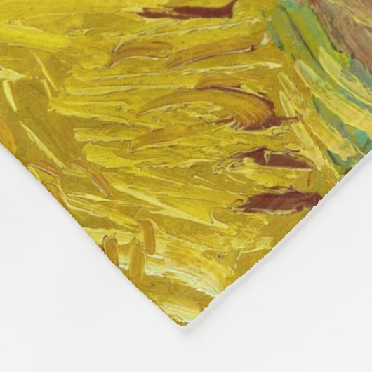 Feld mit Kronen, Van Gogh Fleecedecke (Ecke)