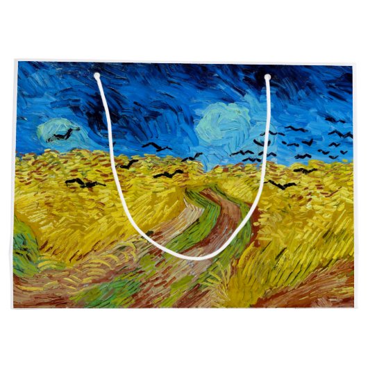 Feld mit Kronen, Van Gogh Große Geschenktüte (Rückseite)