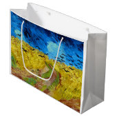 Feld mit Kronen, Van Gogh Große Geschenktüte (Vorderseite Schrägansicht)