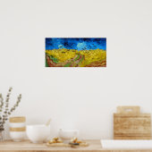 Feld mit Kronen, Van Gogh Poster (Küche)