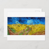 Feld mit Kronen, Van Gogh Postkarte (Vorne/Hinten)