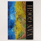 Feld mit Kronen, Van Gogh Puzzle (Vertikal)