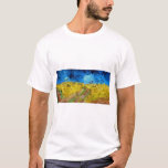 Feld mit Kronen, Van Gogh T-Shirt<br><div class="desc">Vincent Willem van Gogh (30. März 1853 - 29. Juli 1890) war ein niederländischer postimpressionistischer Maler, der zu den berühmtesten und einflussreichsten Persönlichkeiten in der Geschichte der Western-Kunst zählt. In etwas mehr als einem Jahrzehnt schuf er etwa 2100 Kunstwerke, darunter etwa 860 Ölgemälde, die größtenteils aus den Jahre seines Lebens....</div>