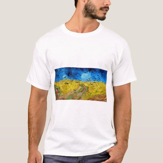 Feld mit Kronen, Van Gogh T-Shirt (Vorderseite)