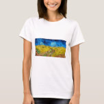 Feld mit Kronen, Van Gogh T-Shirt<br><div class="desc">Vincent Willem van Gogh (30. März 1853 - 29. Juli 1890) war ein niederländischer postimpressionistischer Maler, der zu den berühmtesten und einflussreichsten Persönlichkeiten in der Geschichte der Western-Kunst zählt. In etwas mehr als einem Jahrzehnt schuf er etwa 2100 Kunstwerke, darunter etwa 860 Ölgemälde, die größtenteils aus den Jahre seines Lebens....</div>