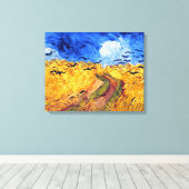 Feld mit Kronen, Vincent Van Gogh Leinwanddruck (Insitu (Holzboden))