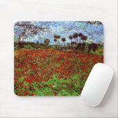 Feld mit Mohn Van Gogh Fine Art Mousepad (Mit Mouse)