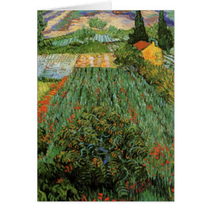 Feld mit Mohn von Vincent van Gogh