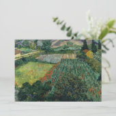 Feld mit Pflücken | Vincent van Gogh (Stehend Vorderseite)