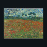 Feld mit Pflücken von Van Gogh Postcard Postkarte<br><div class="desc">Van Gogh feiert die Meister der Kunst</div>