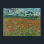 Feld mit Pflücken von Van Gogh Postcard Postkarte<br><div class="desc">Van Gogh feiert die Meister der Kunst</div>