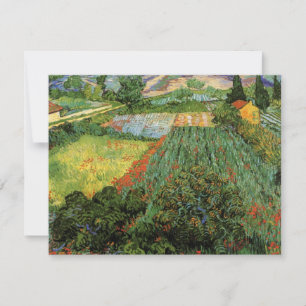 Feld mit Pflücken von Vincent van Gogh