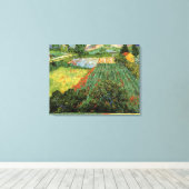Feld mit Pflücken von Vincent van Gogh Leinwanddruck (Insitu (Holzboden))