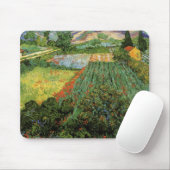 Feld mit Pflücken von Vincent van Gogh Mousepad (Mit Mouse)