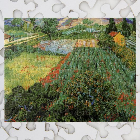 Feld mit Pflücken von Vincent van Gogh Puzzle