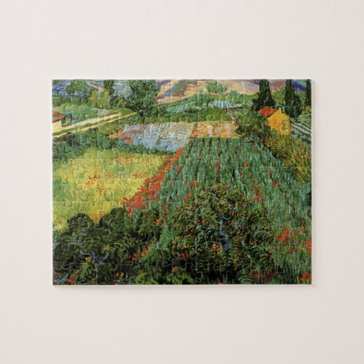Feld mit Pflücken von Vincent van Gogh Puzzle (Horizontal)