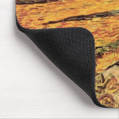 Feld mit Plowman und Mill von Vincent van Gogh Mousepad (Ecke)