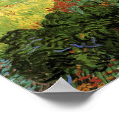 Feld mit Poppies Van Gogh Fine Art Poster (Ecke)