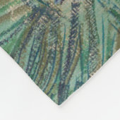 Feld mit Schwertlilien bei Arles Vincent Van Gogh Fleecedecke (Ecke)