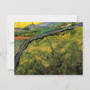 Feld mit Sommerweizen, Sonnenaufgang von Vincent v
