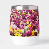 Feld mit Tulpen (Rückseite)