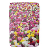 Feld mit Tulpen Badematte (Vorderseite Vertikal)