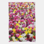 Feld mit Tulpen Geschirrtuch (Vertikal)