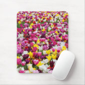 Feld mit Tulpen Mousepad (Mit Mouse)