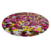 Feld mit Tulpen Schneidebrett (Ecke)