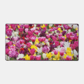 Feld mit Tulpen Schreibtischunterlage (Vorderseite)