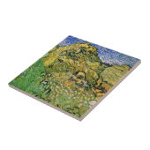 Feld mit Weißstapeln von Vincent van Gogh Fliese (Seite)