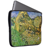 Feld mit Weizenstapeln, Vincent van Gogh. Laptopschutzhülle (Vorne Rechts)