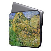 Feld mit Weizenstapeln, Vincent van Gogh. Laptopschutzhülle (Vorderseite Links)
