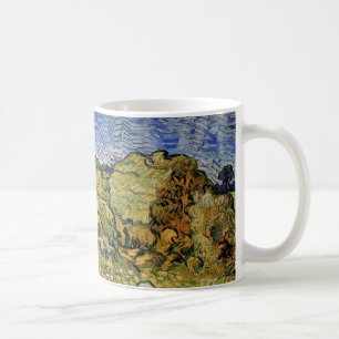 Feld mit Weizenstapeln von Vincent van Gogh Kaffeetasse