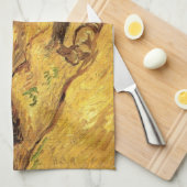 Feld mit zwei Kaninchen von Vincent van Gogh Geschirrtuch (Viertel Falte)