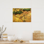 Feld mit zwei Kaninchen von Vincent van Gogh Poster (Küche)