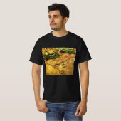 Feld mit zwei Kaninchen von Vincent van Gogh T-Shirt (Vorne ganz)