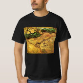 Feld mit zwei Kaninchen von Vincent van Gogh T-Shirt (Vorderseite)