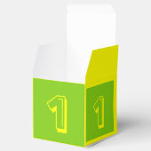 Feld "One Number Gebäude Block" von Janz Geschenkschachtel (Geöffnet)