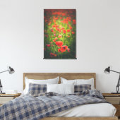Feld Poppies Leinwanddruck (Insitu (Schlafzimmer))