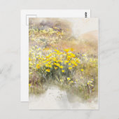 Feld "Poppies PostCard" Postkarte (Vorne/Hinten)