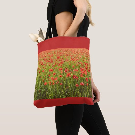 Feld Poppies Tasche (Von Nahem)
